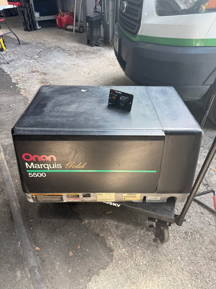 Refurbished Onan Marquis Gold 5500 carbureted RV generator
